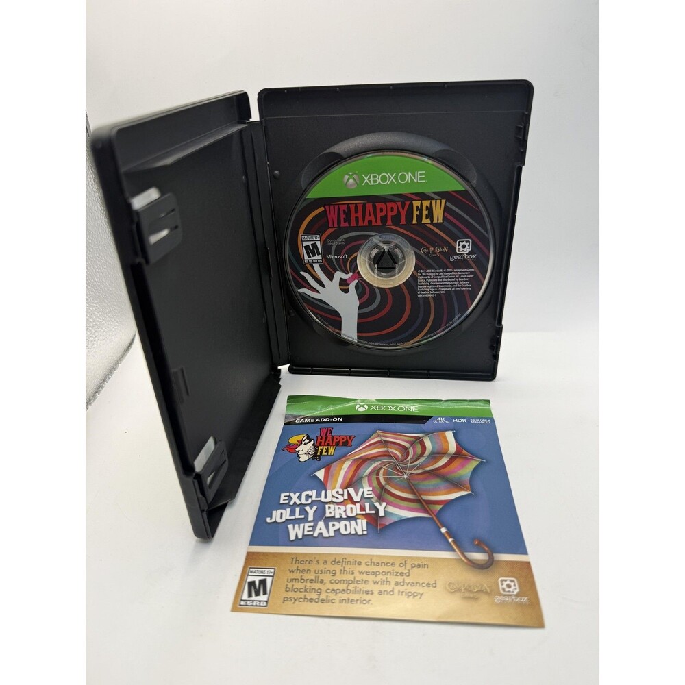 We Happy Few Microsoft Xbox One Game M Mature 2018 Gearbox Action NTSC-U/C